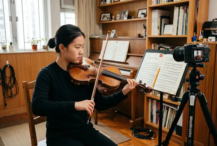 ABRSM Online Exam Recording: Technique and Stress