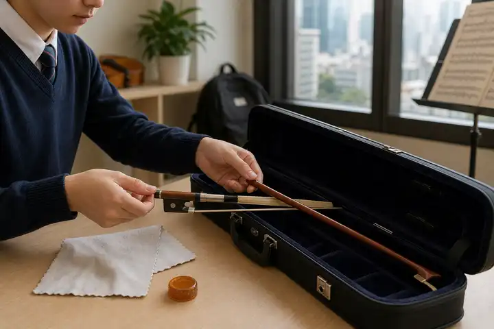 Bow Care for Violin and Viola Students in Hong Kong