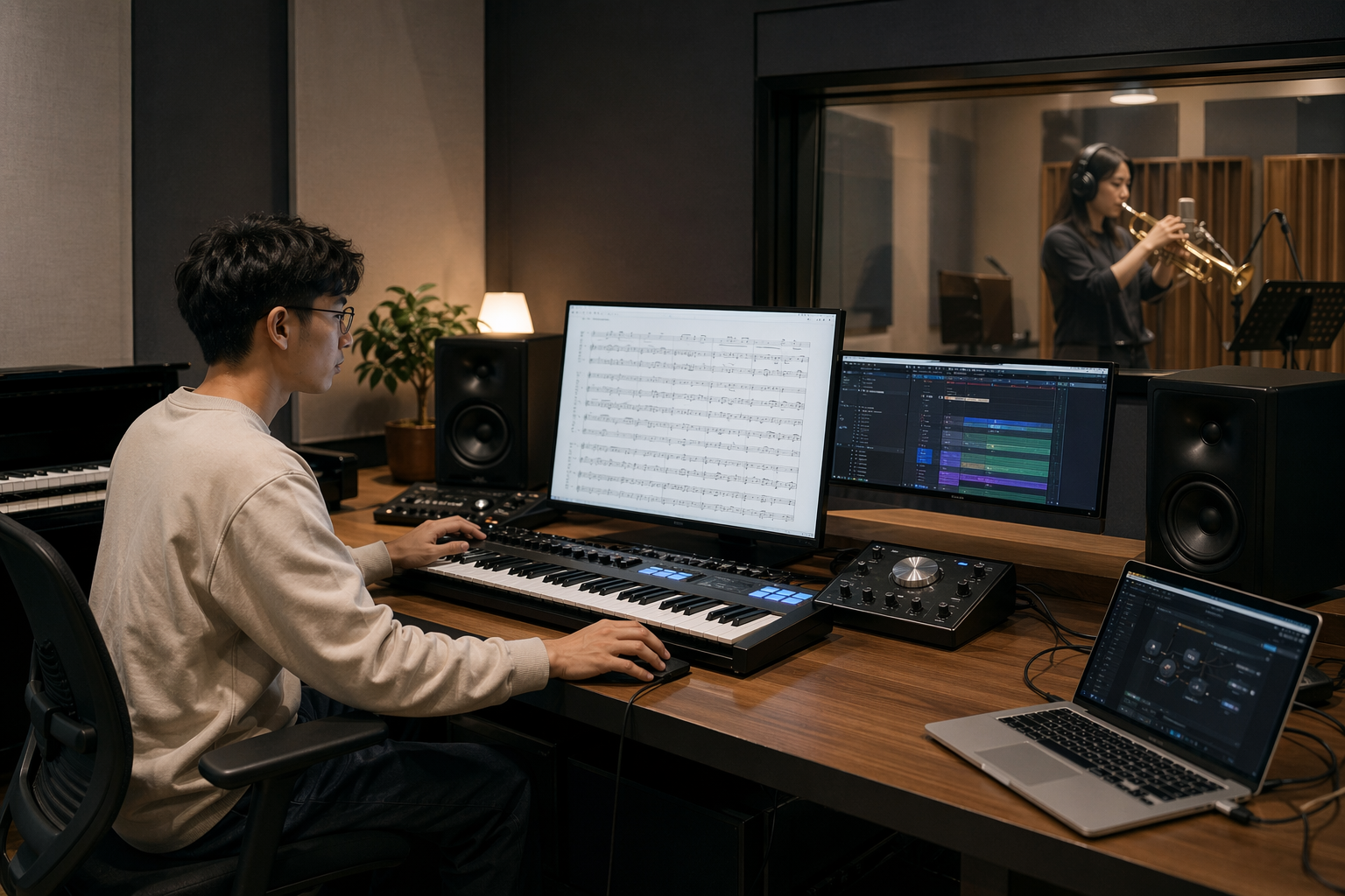 HKBU:音樂科技、media 與 creative industries 的結合 在錄音與製作環境之間工作的 student composer-producer。